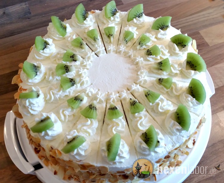 Kiwi Joghurt Torte - Hexenlabor