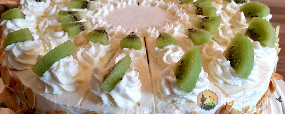 Kiwi Joghurt Torte - Hexenlabor