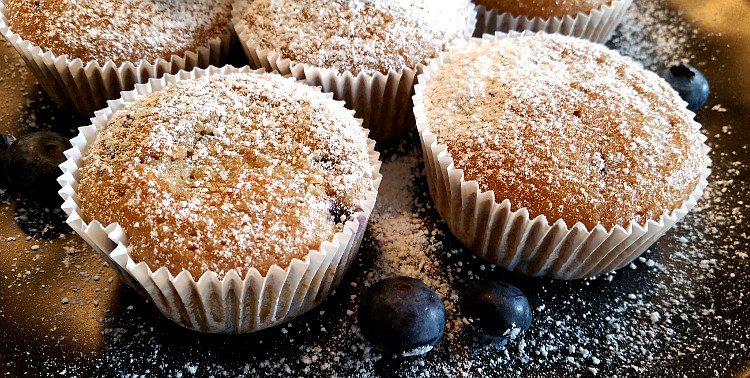 Fruchtig süße Heidelbeer Muffins (vegan, sojafrei) - Hexenlabor