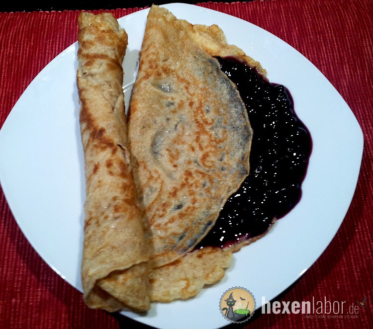 Pfannkuchen mit Blaubeeren - Hexenlabor