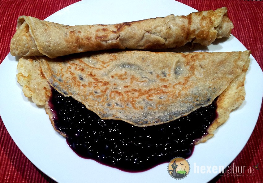 Pfannkuchen mit Blaubeeren - Hexenlabor