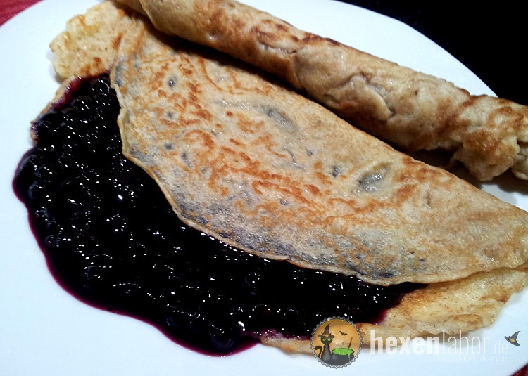 Pfannkuchen mit Blaubeeren - Hexenlabor